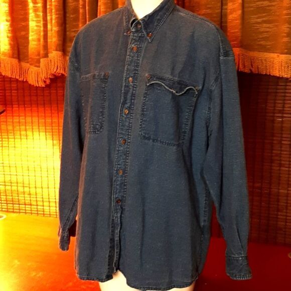 Mr d Mens Jean Shirt Linen L - Picture 3 of 7